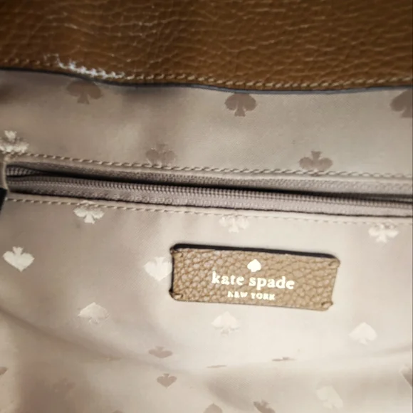 Kate Spade Leather Backpack Leila Medium Flap - Picture 8 of 8